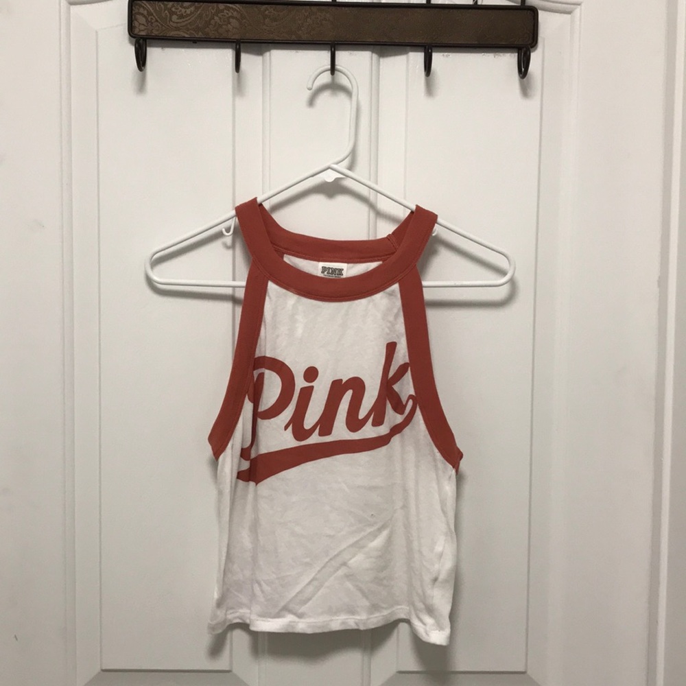 Victoria Secret Pinkish/White crop top 💖